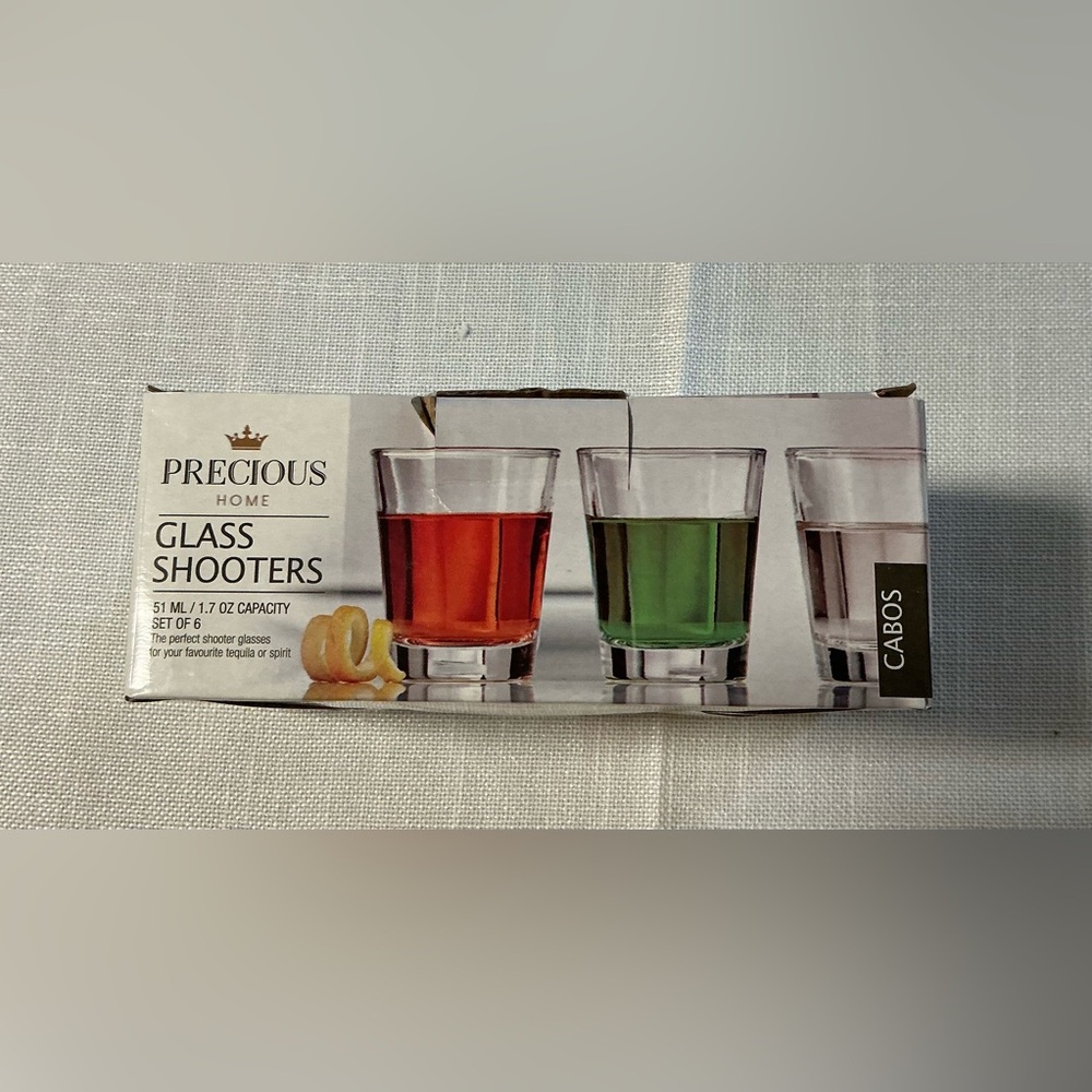 Set of 6 Glass Shooters